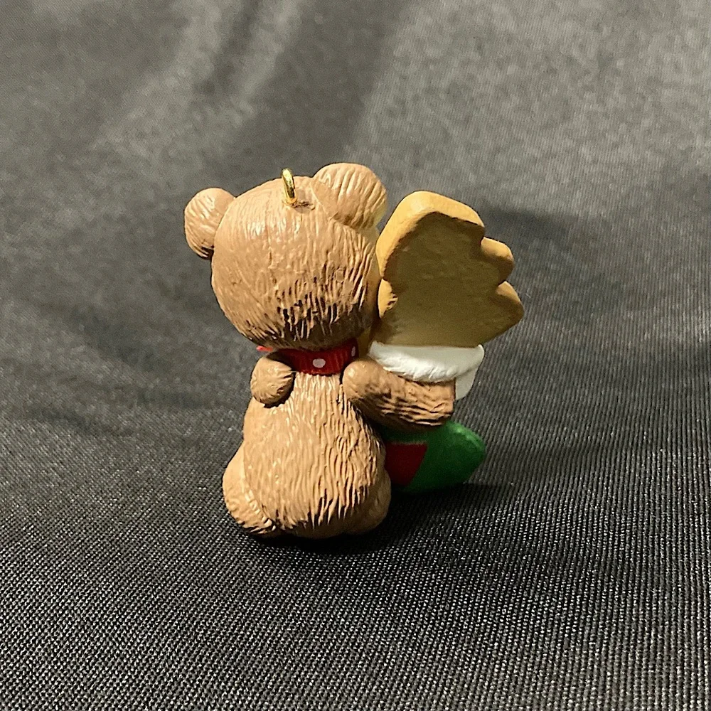 💚 Vintage Hallmark Keepsake ornament Child’s Second Christmas 1996 Teddy Bear